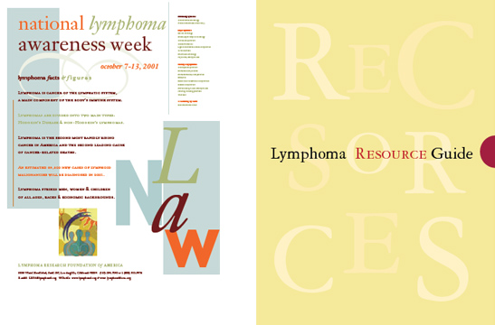 Lymphoma Research Foundation in America Brochure